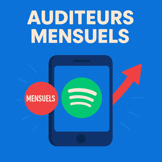Auditeurs mensuels Spotify