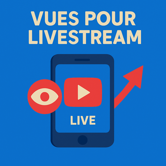 Vues pour livestream YouTube